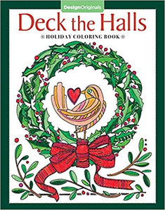 Deck The Halls Adult Coloring Book