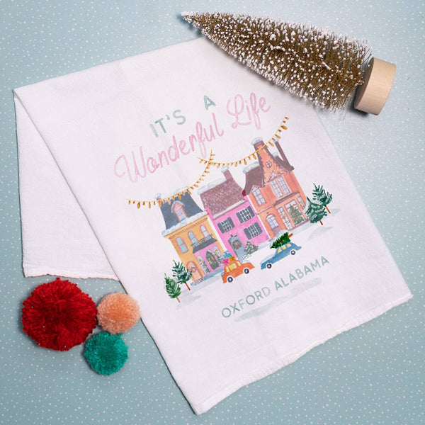 It's A Wonderful Lift Tea Towel