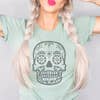 Halloween Sugar Skull Graphic Tee