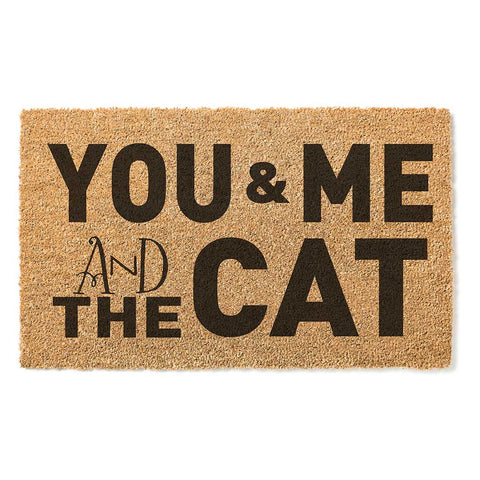 You Me and the Cat Doormat