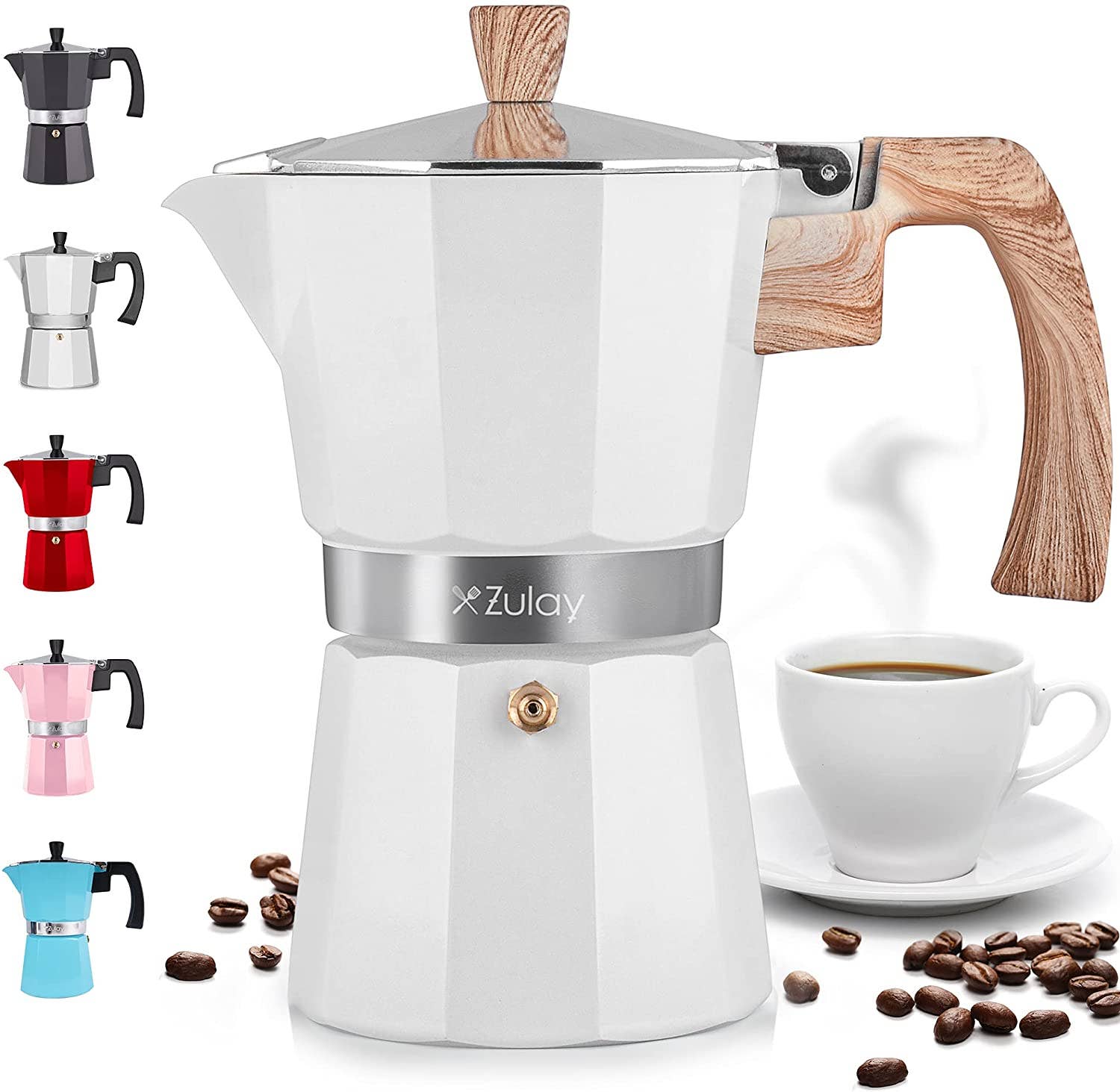 Zulay Kitchen Moka Pot Espresso Maker - Thumbnail 4