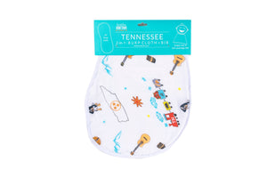 Tennessee Baby 2-in-1 Burp Cloth and Bib: