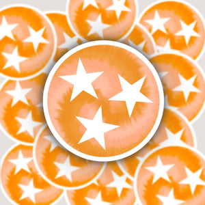 Tri-Star Tennessee Sticker (Tie-Dye)