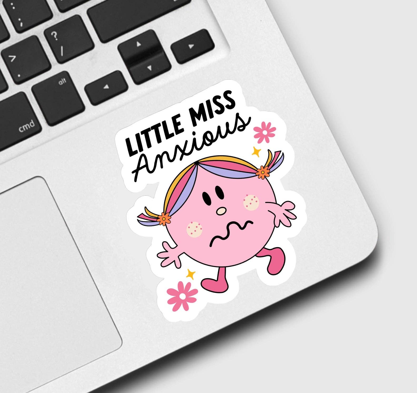 Little Miss Anxious Sticker