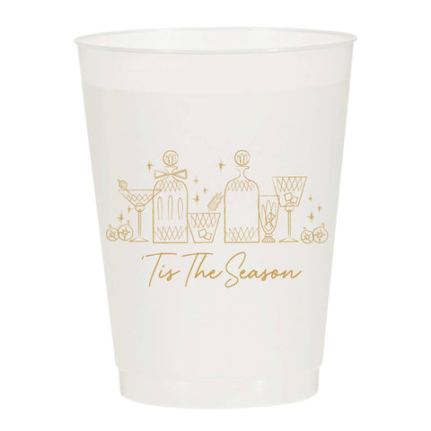 'Tis The Season - Set of 10 Reusable Cup
