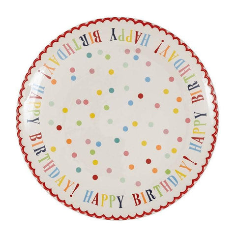 Large Happy Birthday! Plate