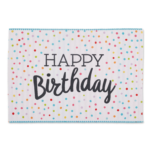 Happy Birthday Embellished Placemat