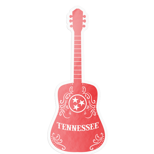Tennessee Guitar Sticker