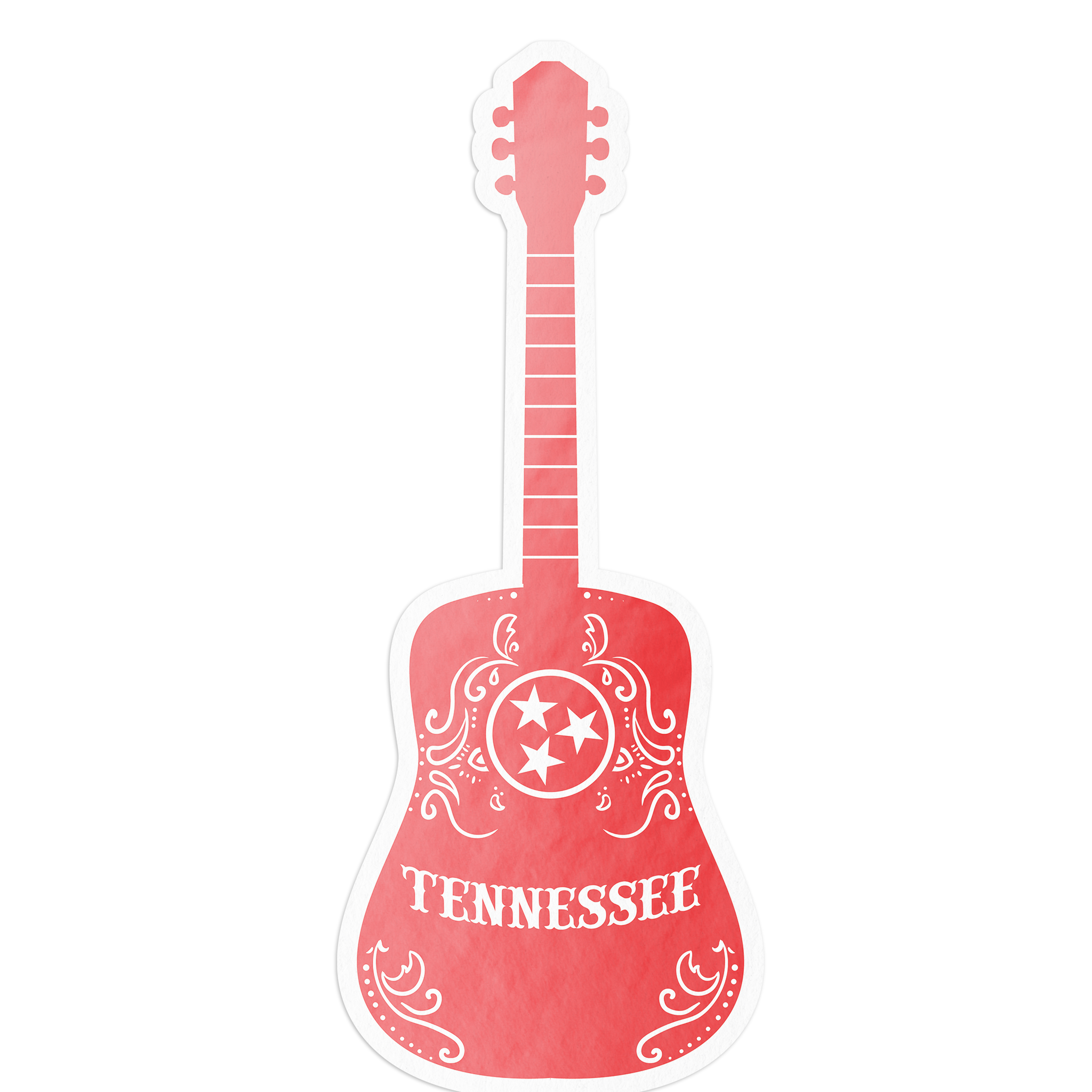 Tennessee Guitar Sticker