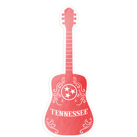 Tennessee Guitar Sticker