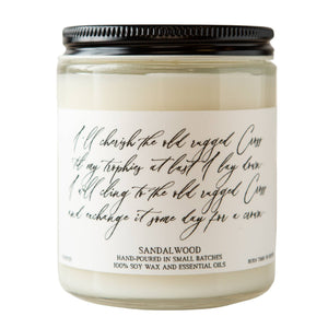 Rugged Cross Sandalwood Candle