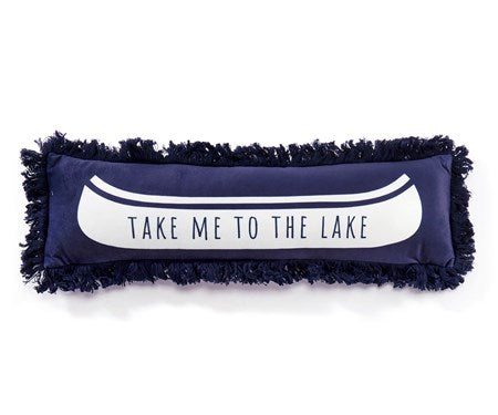 Take Me To The Lake  Oblong Pillow