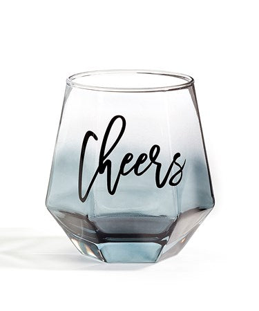 Glass Stemless Wine Glass