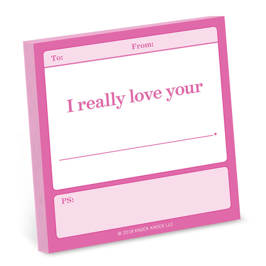 Fill In The Love Sticky Notes