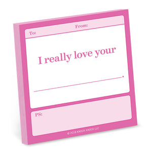 Fill In The Love Sticky Notes