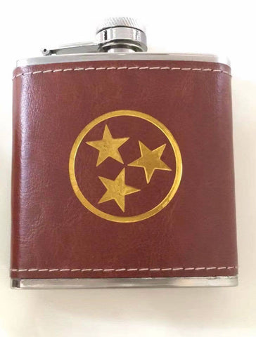 Tennessee Tri Star Flask