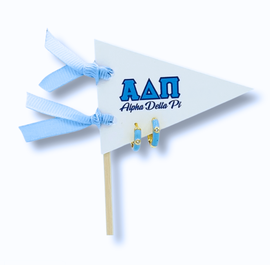 Alpha Delta Pi Huggie Hoops