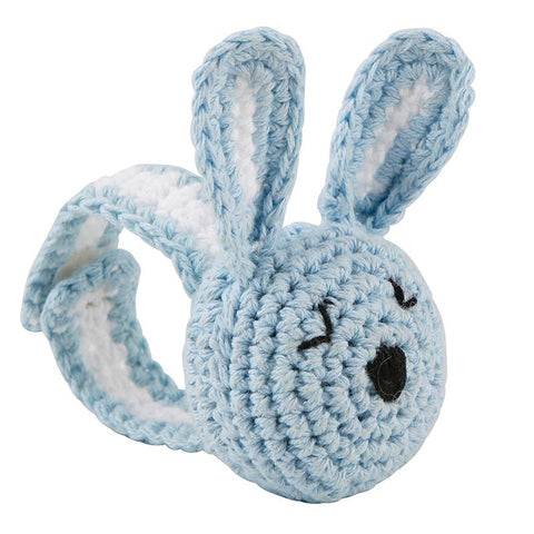 Blue Bunny Wristlet