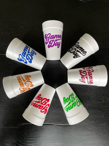 Game Day Foam Cups