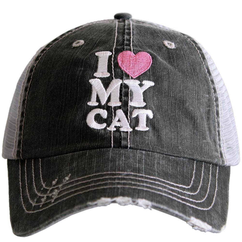 I Heart My Cat Wholesale Trucker Hat