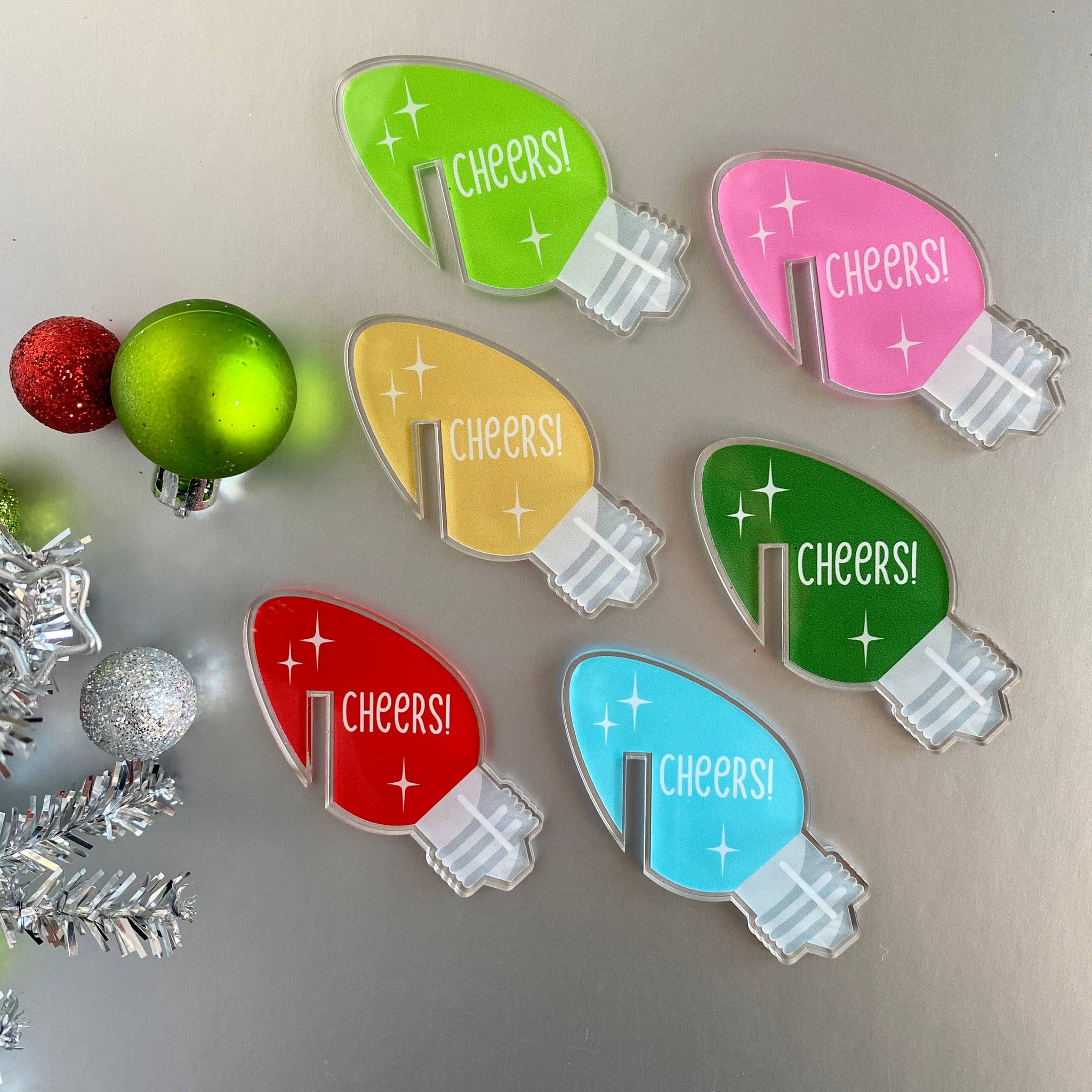 Cheers! Vintage Lights Drink Charms