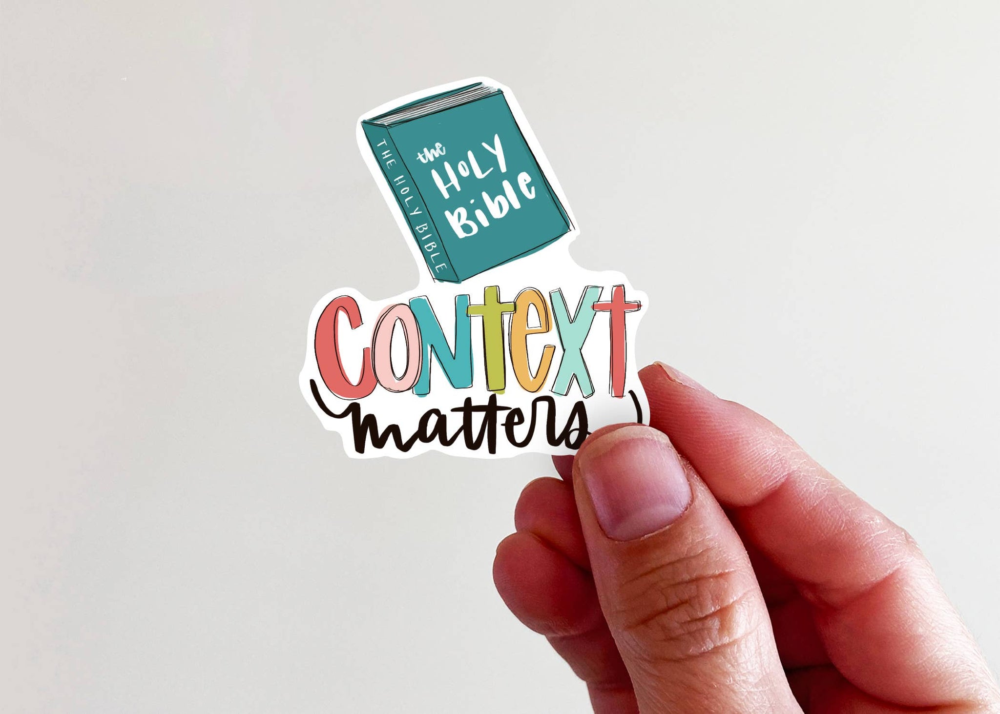 Context Matter Vinyl Sticker