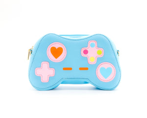 One More Level - Game Controller Handbag 🎮: Blue