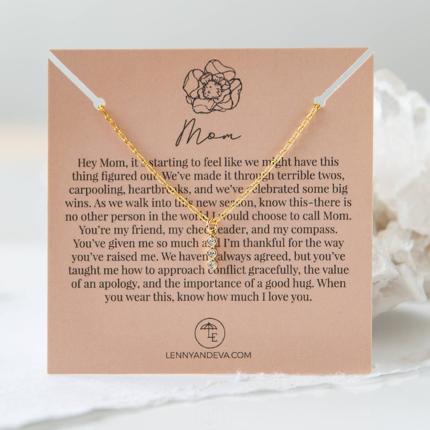 "For Her" Necklace-Mom of Young Adult