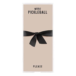 Acrylic Notepaper Tray - More Pickleball