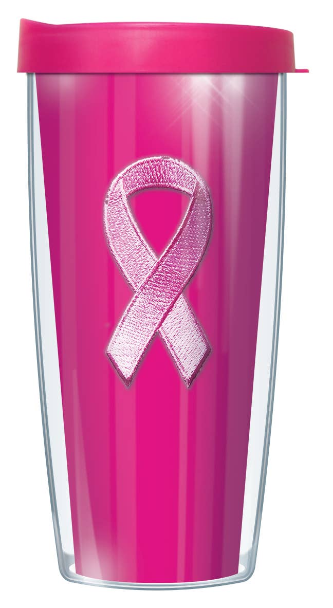 Breast Cancer Ribbon Tumbler