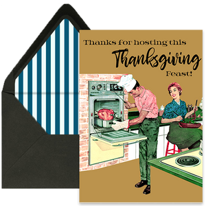 Thanksgiving Hosts Greeting Card