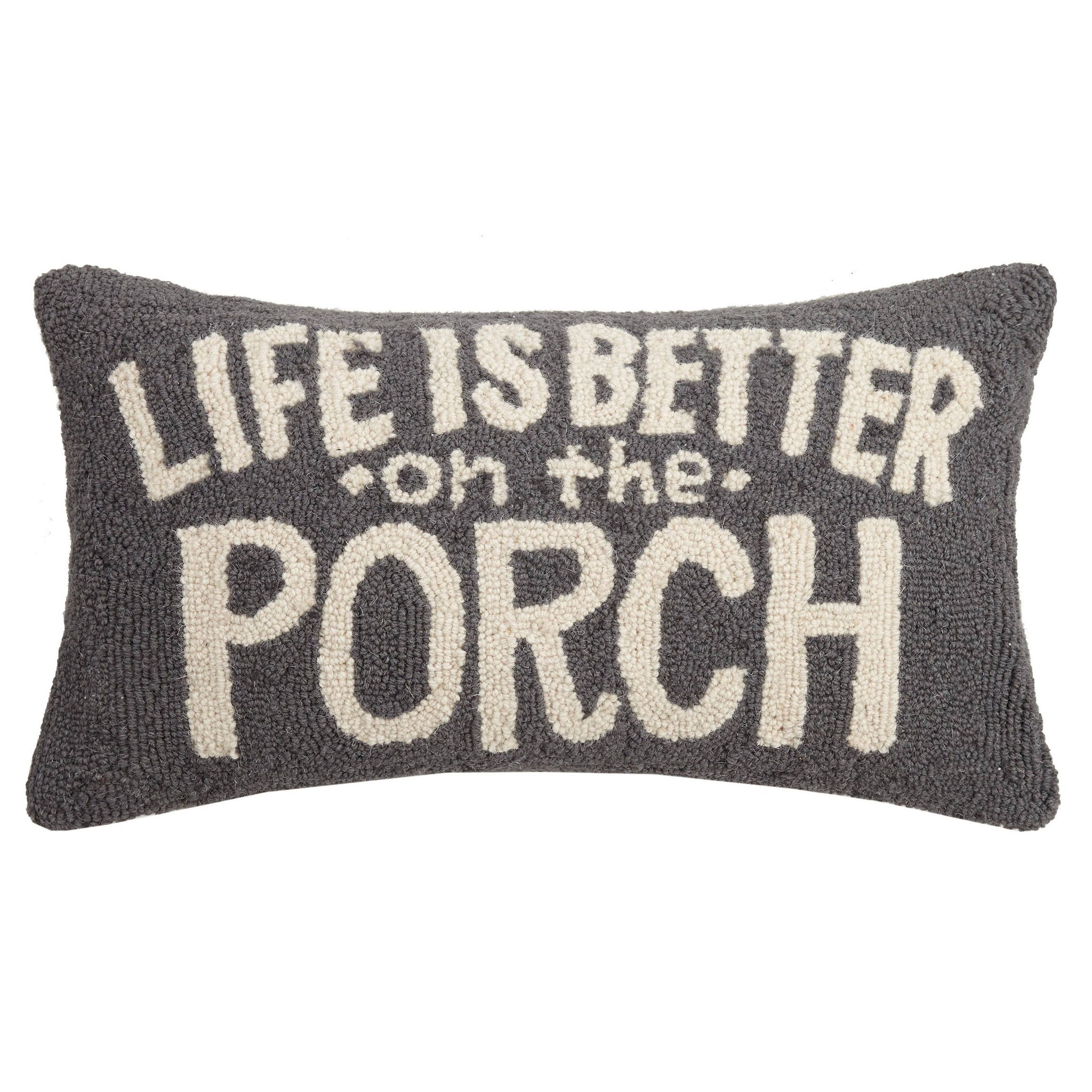 Life Is Better On The Porch Hook Pillow