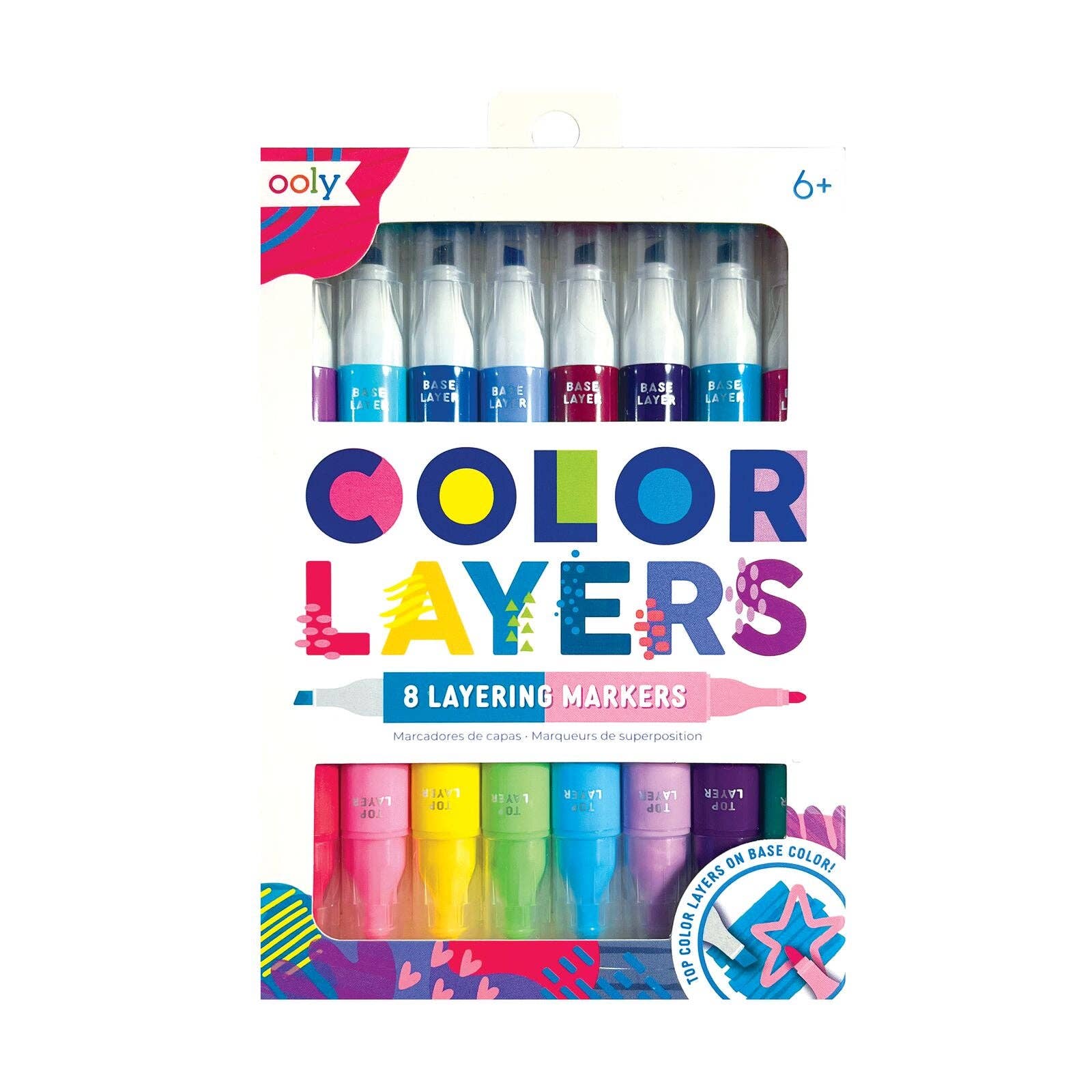 Color Layers Double-Ended Markers (Set of 8)