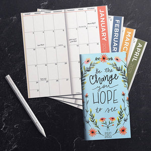 2021-2022 Be the Change 2-Year Small Monthly Planner