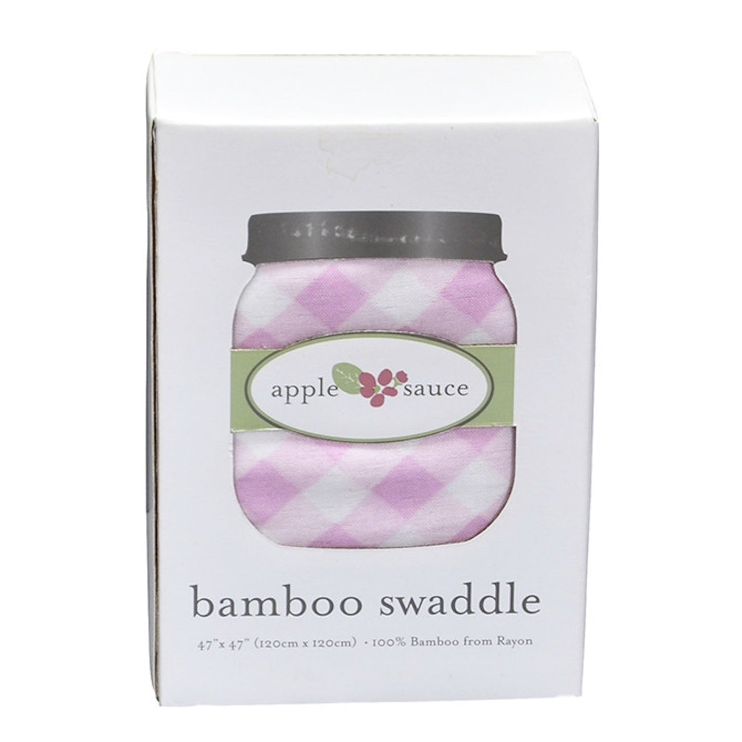 Pink Gingham- Swaddle Blanket