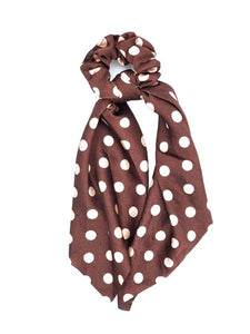 Polka Dot Hair Scrunchies