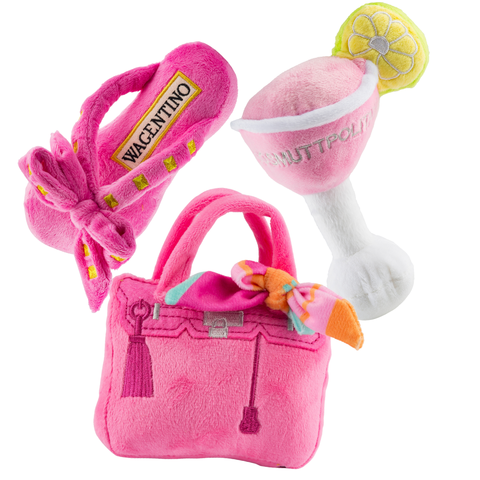 Pretty in Pink Dog Toys