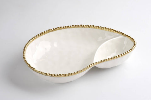 2 Section Rounded Serving Piece