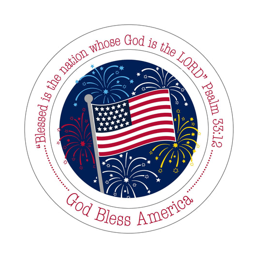 God Bless America Plate