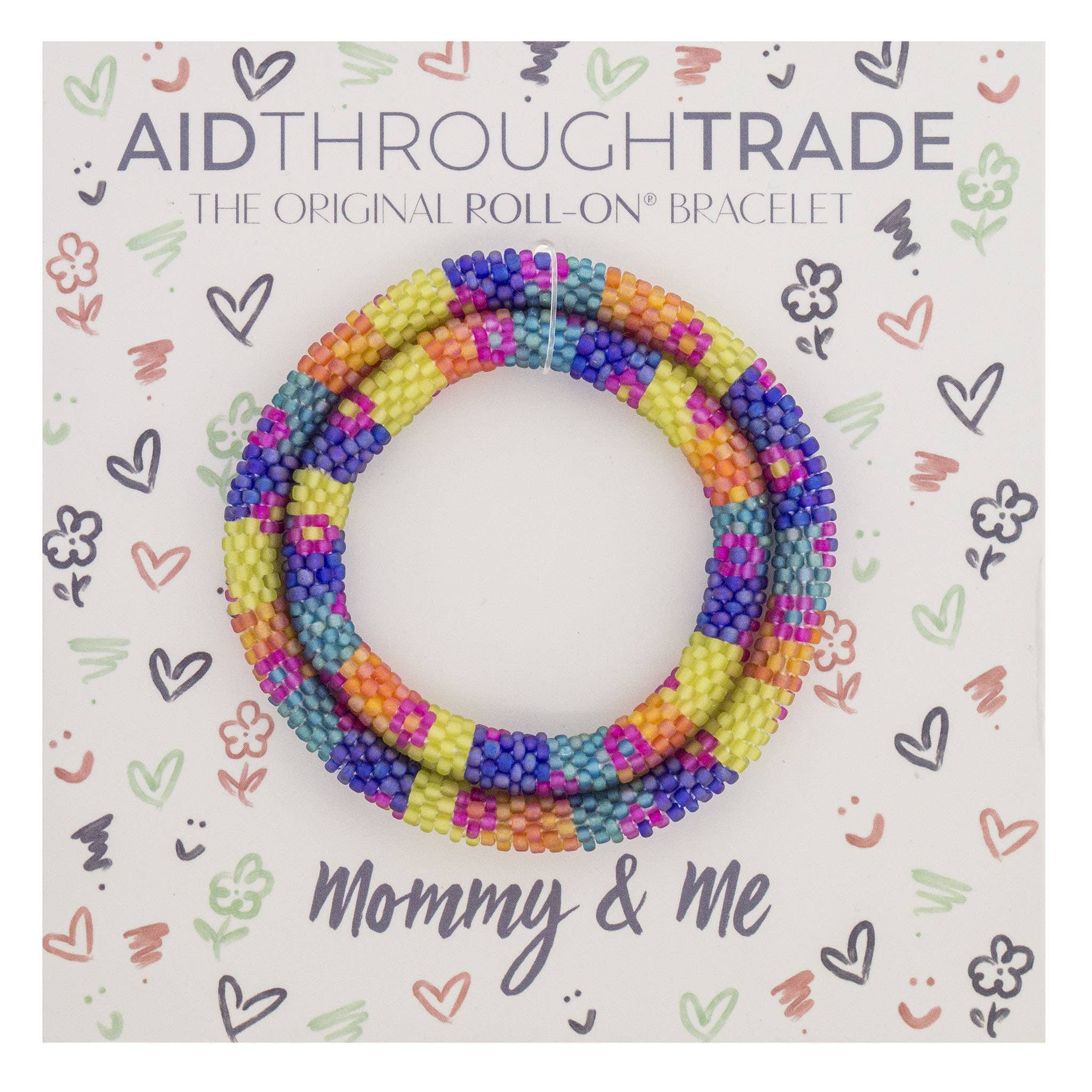 Mommy & Me Roll-On® Bracelets Finger Paint - Set of 2