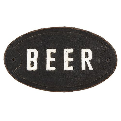 Beer Iron Sign