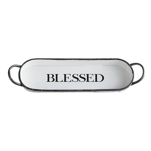 Blessed Oval tray