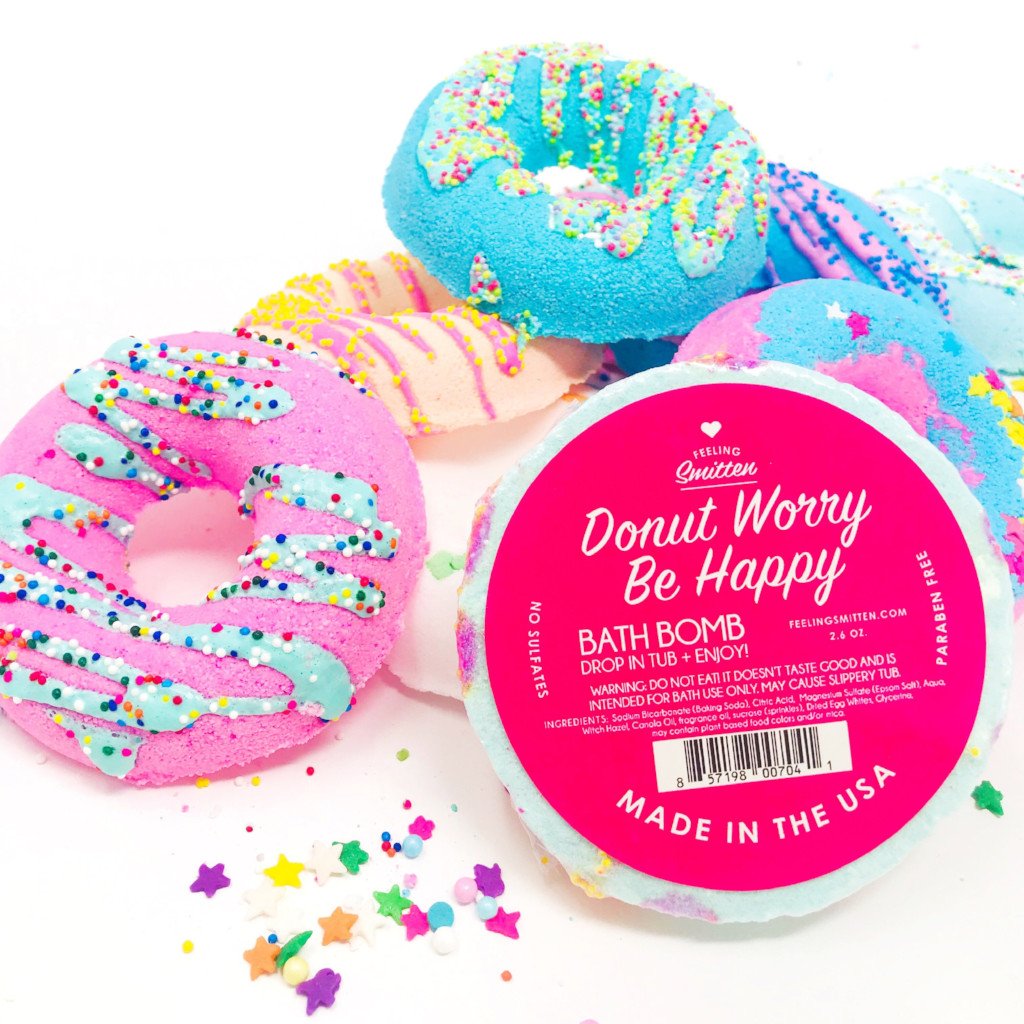 Donut Worry Be Happy Bath Bomb