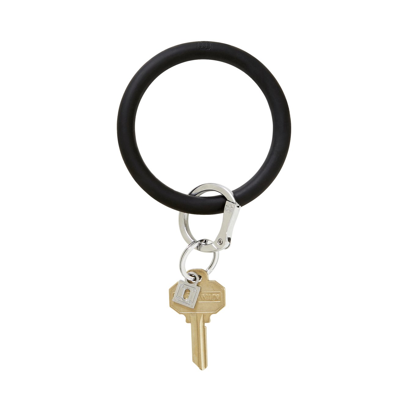 Big O' Silicone Key Ring- Back in Black