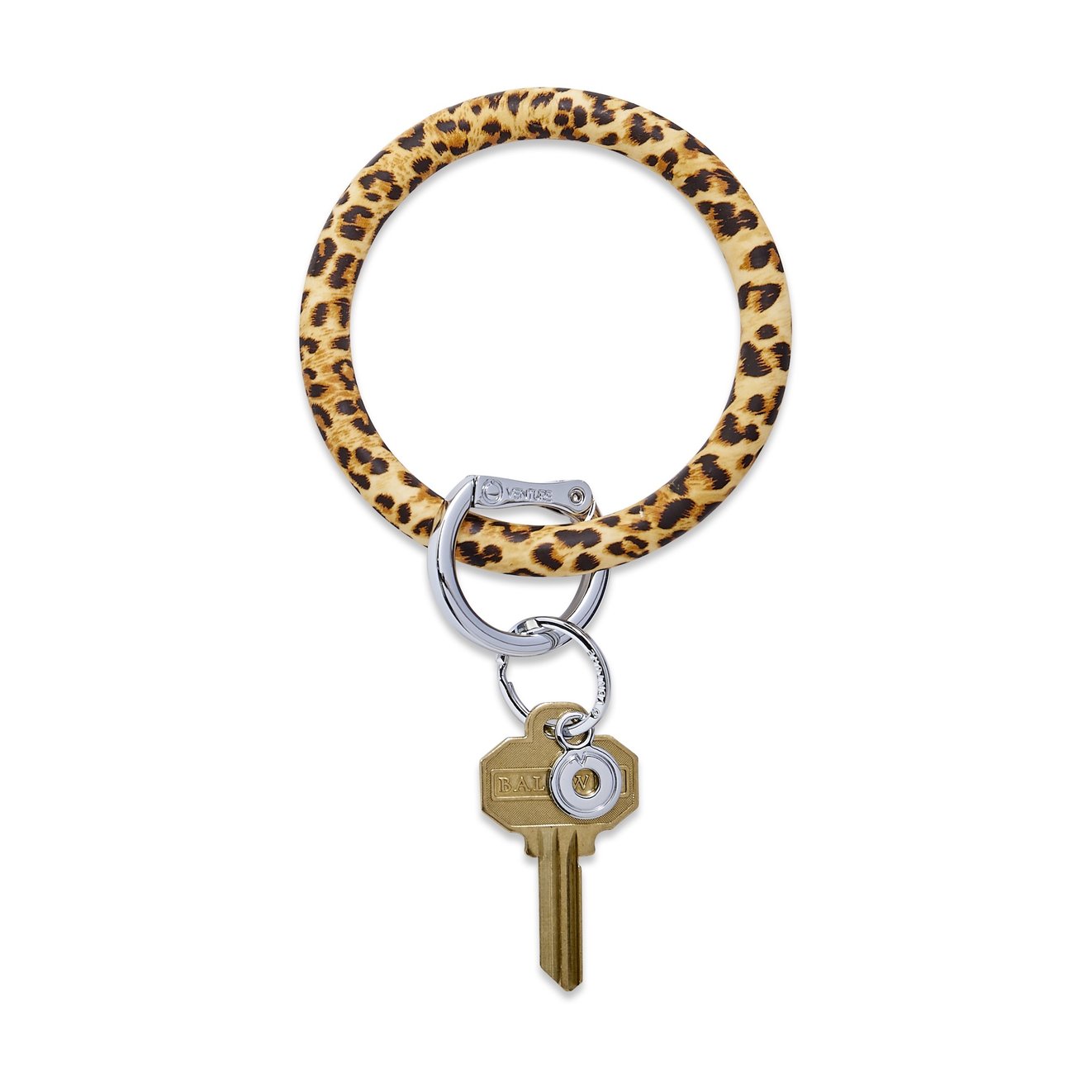 Big O Silicone Key Ring- Cheetah