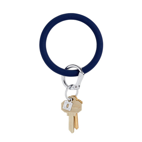 Big O' Silicone Key Ring- Midnight Navy