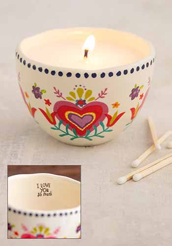 I Love You Secret Message Candle