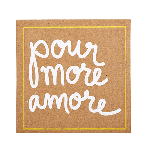 Pour More Amour Coasters