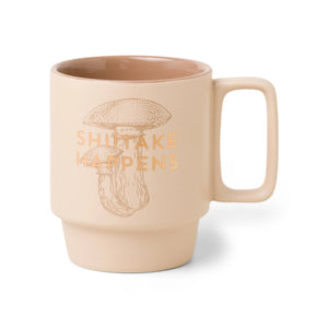 Vintage Sass 12 oz. Mug - "Shiitake Happens"