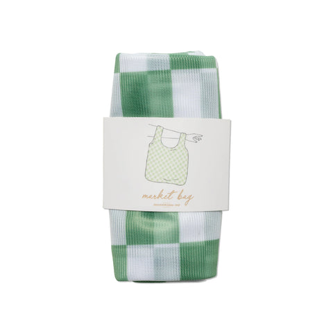 Reusable Market Bag - Checkered